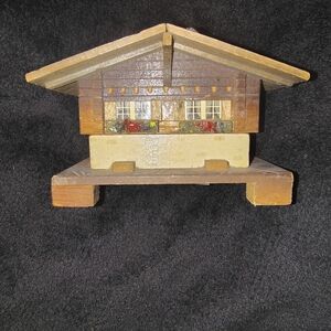 Vintage Reuge Swiss Musical Movement Cabin Music Box